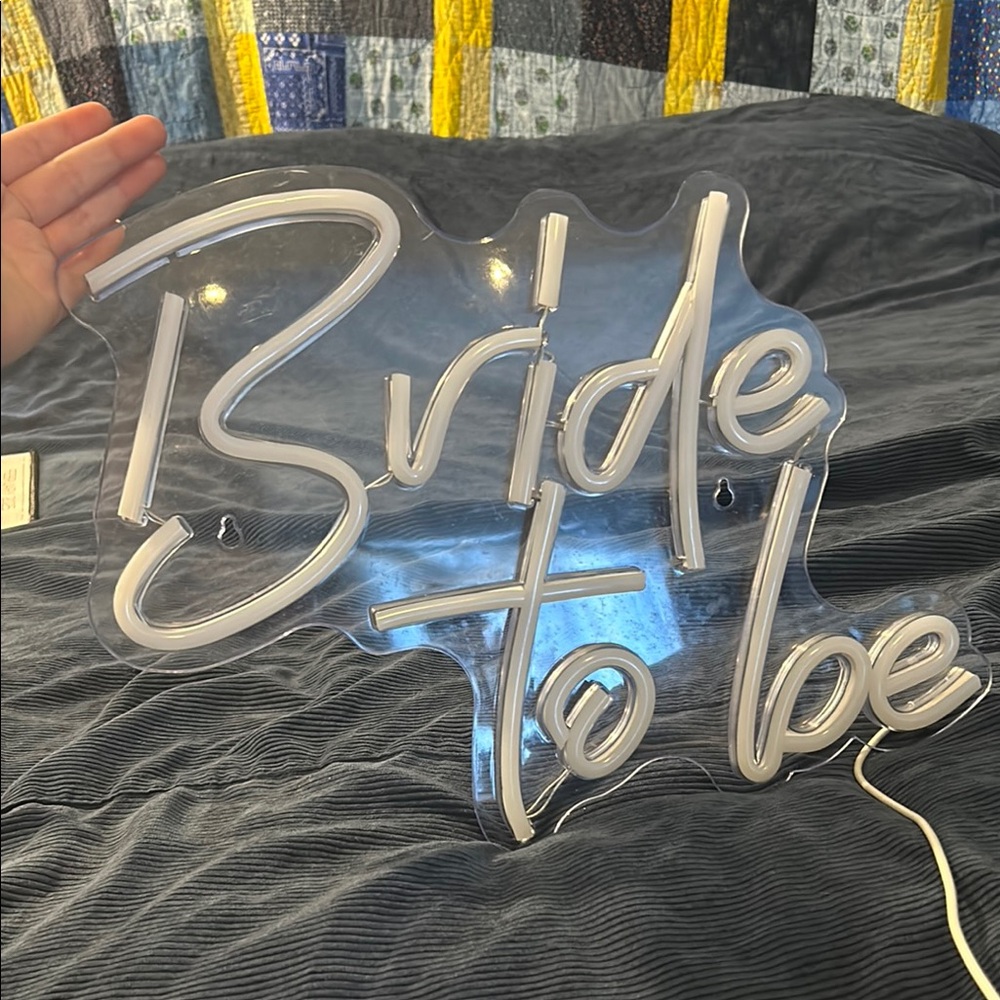 Bride to Be Neon LED Sign.